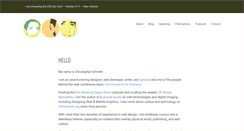 Desktop Screenshot of christopher.org